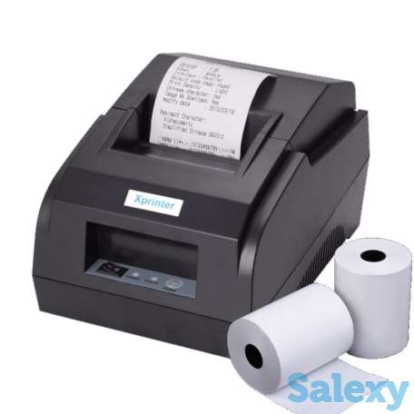 Принтер чеков 58мм чековый принтер термопринтер чек принтер 12 000 ₸г, фотография 1