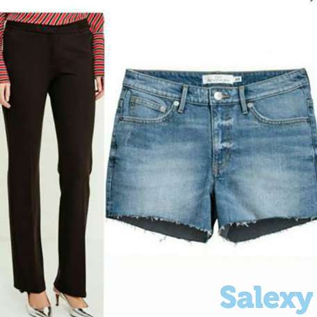 На 52 размер, новые брюки и шорты джинсовые H&M за 7000, фотография 1