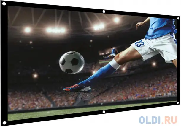 Экран hiper 187x332см cinema sfw 16x9-150 16:9 настенный рулонный, фотография 1