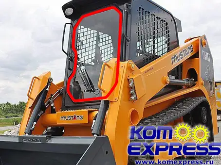 Стекло лобовое мини-погрузичика Mustang 1750RT2100RT, фотография 1