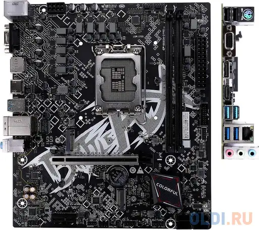 Материнская плата colorful battle-ax b660m-d pro v20 socket 1700, intel®b660, 2xddr4-3200,, фотография 1