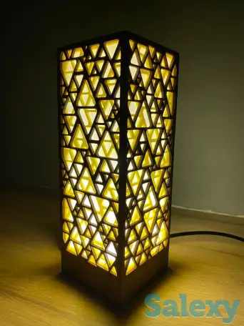 Желтый Интерьерный лампа-ночник, фотография 5