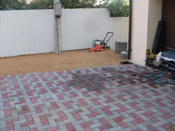 укладка брусчатки, фотография 2