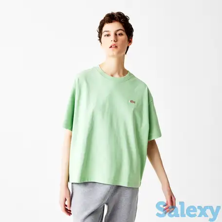 Женская футболка lacoste l!ve из хлопкового джерси, фотография 1