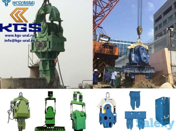 Электрический вибропогружатель DZJ-120, фотография 2