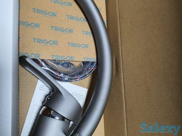 Смеситель для кухни кран Trigor, Европейский знак качества Серый, фотография 4