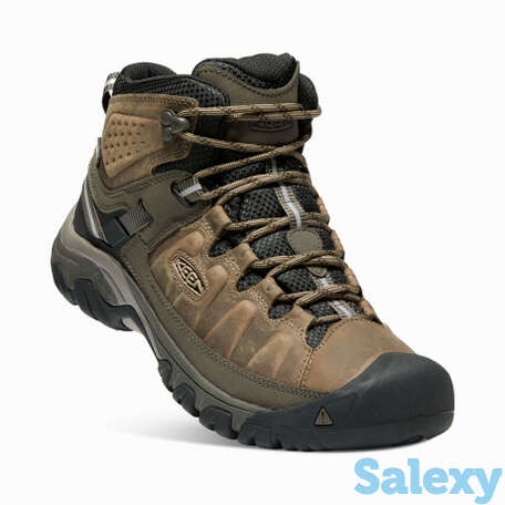 Треккинговые ботинки keen targhee iii mid wp  cord/black, фотография 1