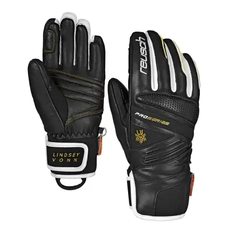 Перчатки reusch lindsey black/white/gold, фотография 19