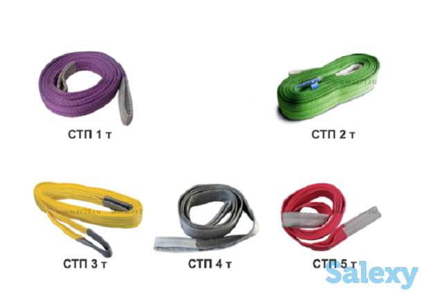 Чалки текстильные грузоподъемностью 1 тонна, фотография 2