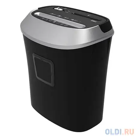Уничтожитель бумаг deli e9948, p-4, 5х38, 10 лист. одновременно, 20л, фотография 1