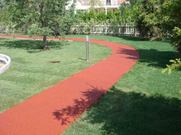 Искусственная трава, резиновое покрытие,линолеум, фотография 2