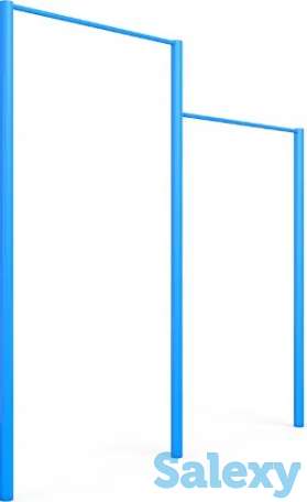 Перекладина атлетическая (турник) для улицы двухуровневый, фотография 1