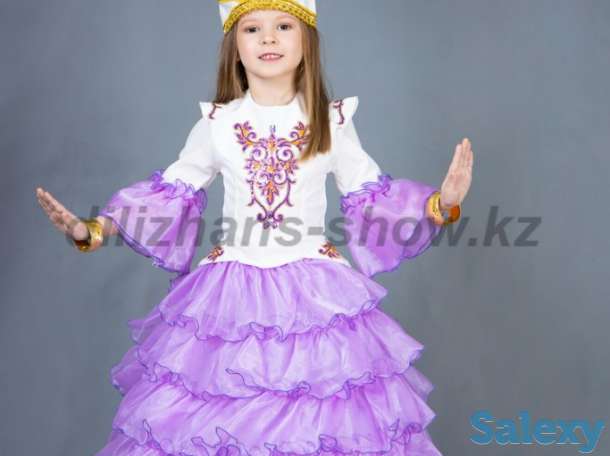 Казахские национальные платья для девочек, фотография 5