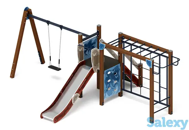 Счастливое детство (алтай) - дик 2.01.02-04 - игровой комплекс h=1200, фотография 1