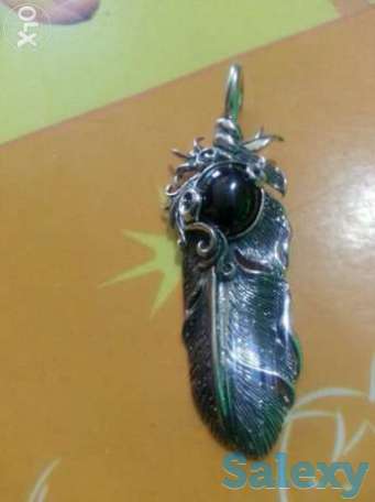 Серебряный кулон 925 пробы стерлинговое серебро, фотография 1