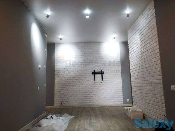 Побелка, обой, левкас, шёлк., фотография 2