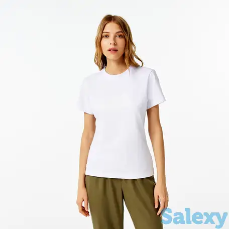 Женская футболка lacoste slim fit, фотография 1