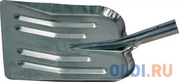 Лопата снеговая сибртех 61531  380х370мм без черенка стальная эмалированная, фотография 1