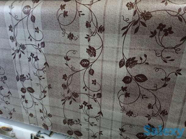 Клеенка скатерть с листочками, производство Турция, фотография 4