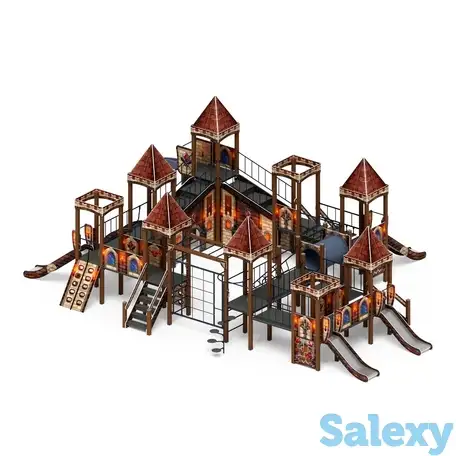 Детский игровой комплекс «замок» (средневековый) 2.18.12-02, фотография 1