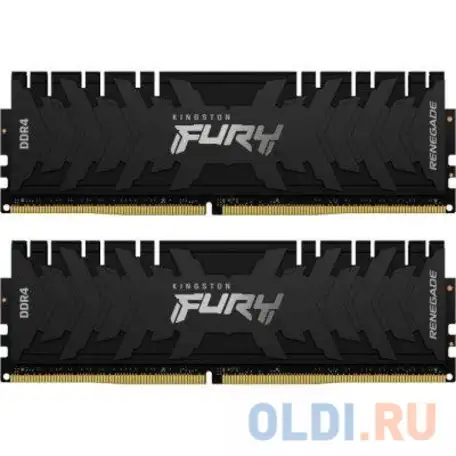 Оперативная память для компьютера kingston kf426c15rbk2/64 dimm 64gb ddr4 2666 mhz, фотография 1