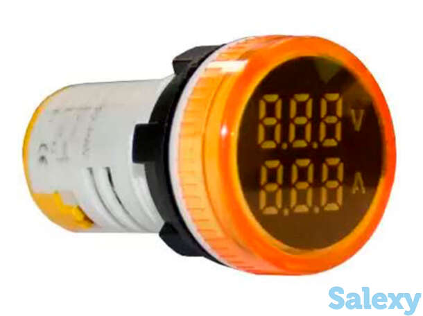 Индикатор значения напряжения и тока AD22-RAV желтый Энергия, 200 шт, фотография 1