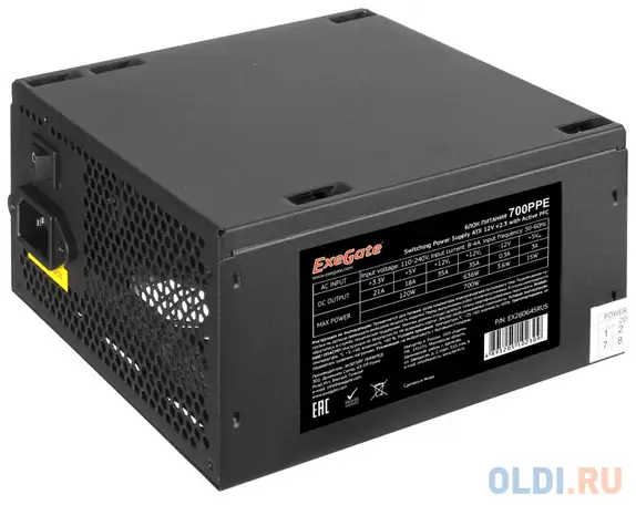 Блок питания exegate 700ppe 700 вт, фотография 1