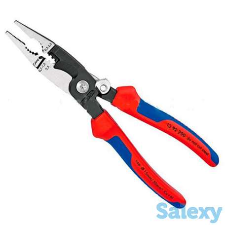 Электромонтажные плоскогубцы 6 в 1 knipex kn-1392200, фотография 3