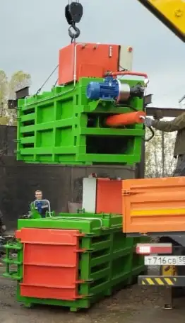 Прессы пакетировочные гидравлические для макулатуры и пластика, фотография 9