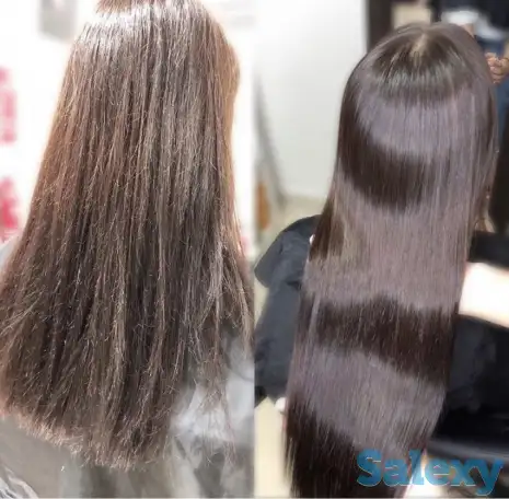 Кератиновое выпрямление и ботокс волос, ламинирование ресниц и бровей., фотография 1