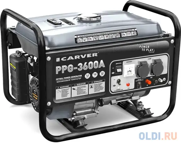 Генератор carver ppg- 3600а 2.8квт, фотография 1