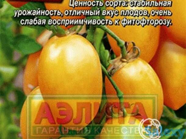 Семена Томат Золотая Рыбка, фотография 1