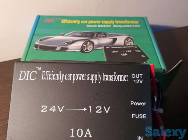 Преобразователь напряжения 10А инвертор 24->12V преобразователь авто, фотография 1