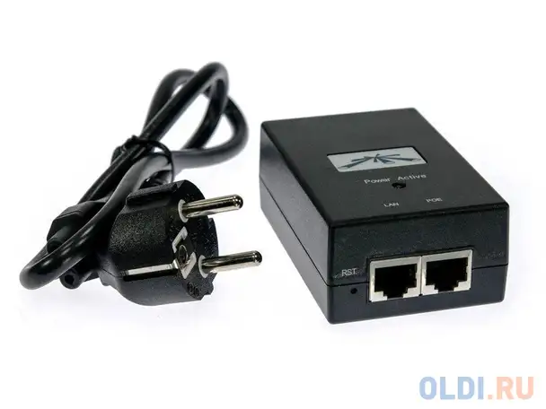 Адаптер poe ubiquiti  poe-24-24w vdc, 12w 1.0 a, фотография 1