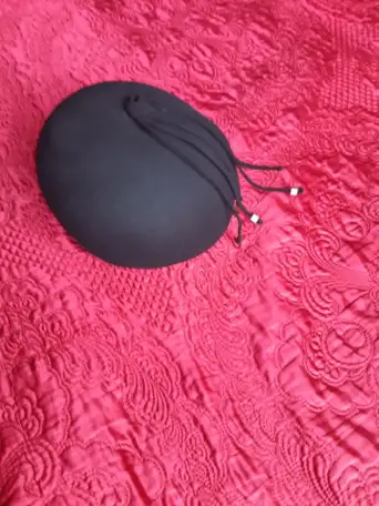 Берет фетровый, воротник чернобурка, фотография 1