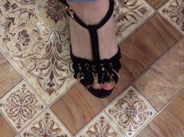 Продаю летние замшевые босоножки!, фотография 4