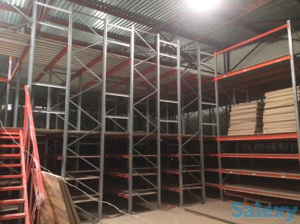 Стеллажи для склада. Б/У. Паллетные архивные., фотография 1