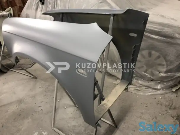 Крыло на Ауди А4 B7 из стеклопластика., фотография 6
