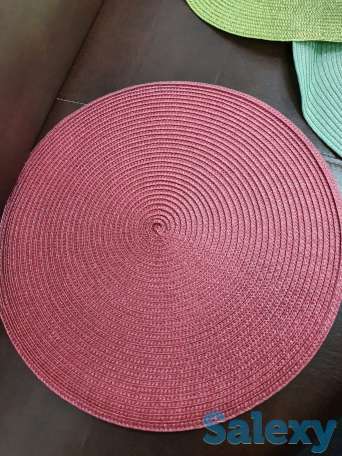 Подтарельники разных цветов, качественный материал, круглые, фотография 5