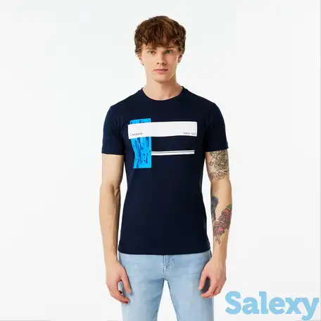 Мужская футболка lacoste slim fit, фотография 1