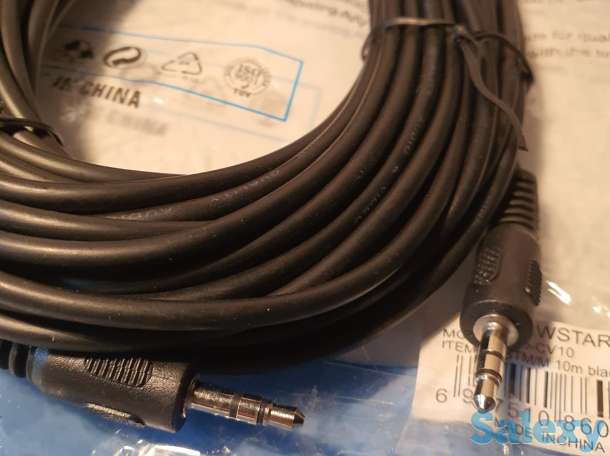 Кабель шнур AUX-AUX,5 метров Аукс провод M/M, фотография 3