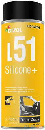 80011 bizol силиконовая смазка siliconе+ l51 (0,4л), фотография 1