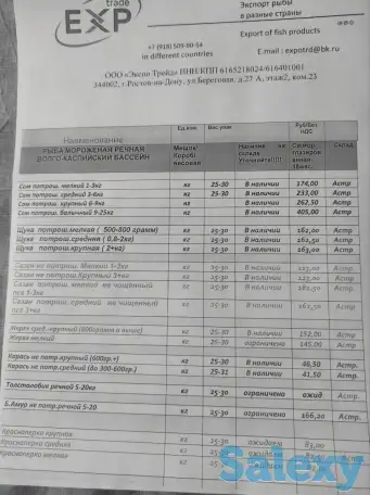 Рыбы речная астраханская в ассортименте, фотография 1