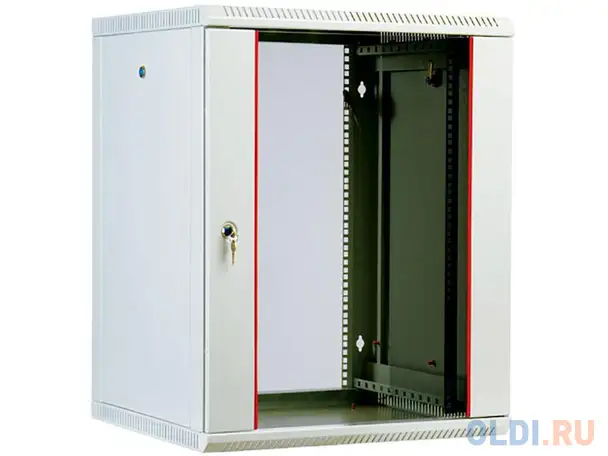 Шкаф настенный разборный 12u цмо шрн-м-12.650 600x650mm дверь стекло, фотография 1