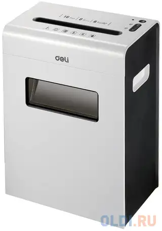 Уничтожитель бумаг deli e9921-eu 6 листов 16л, фотография 1