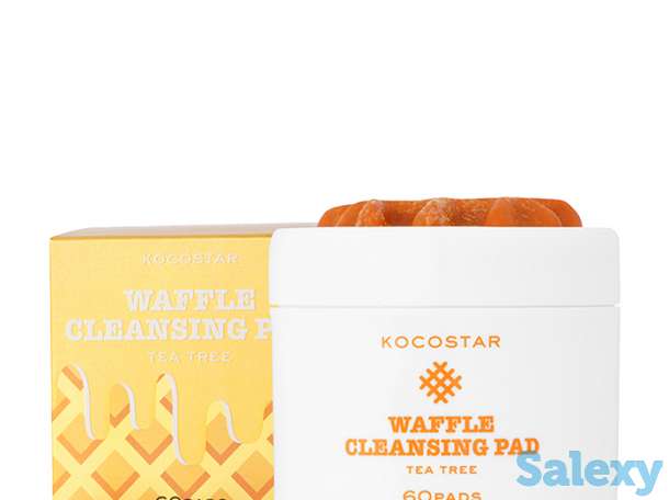Очищающие диски kocostar waffle cleansing pad, фотография 3