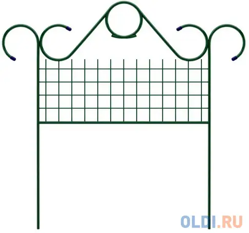 Заборчик садово-парковый «классический» 0,7х0,9м// россия, фотография 1