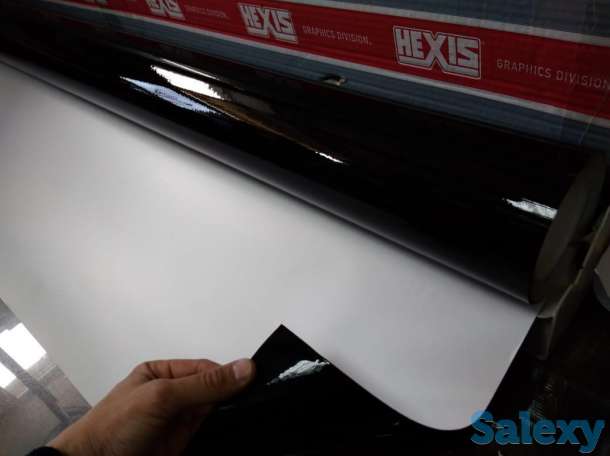 Плёнка под панораму глянец чёрная, специально для крыши авто, фотография 3