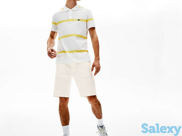 Мужские бермуды lacoste regular fit с пятью карманами, фотография 1