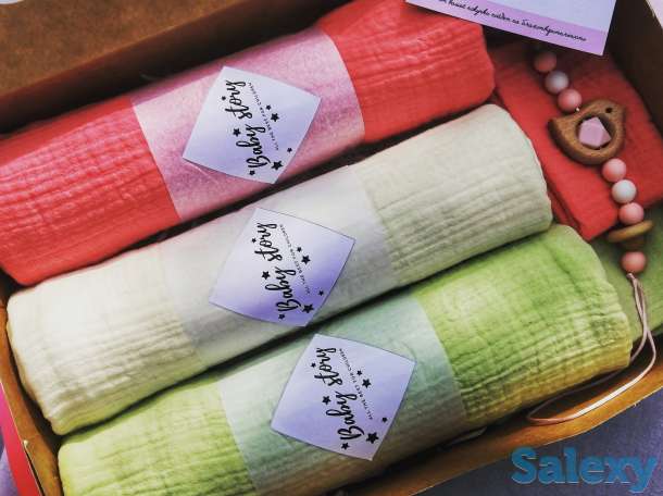 Муслиновые пеленки цена, фотография 1